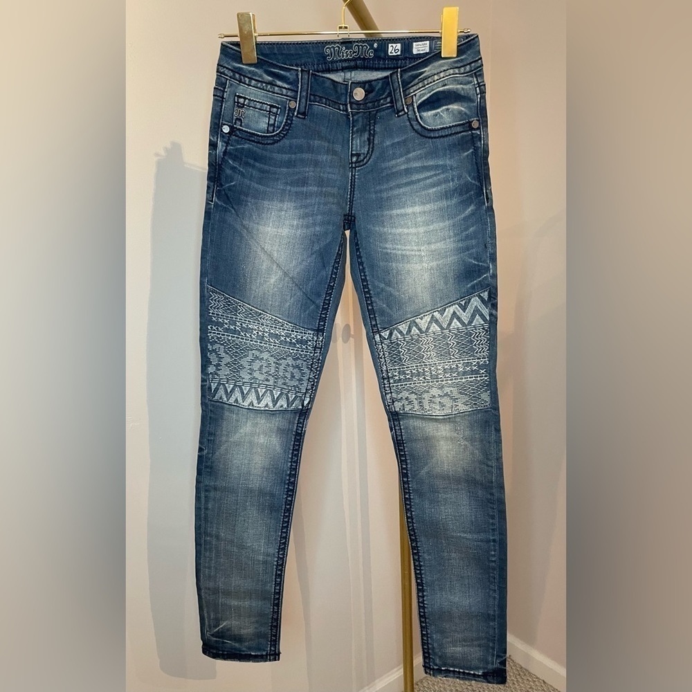 Miss Me Jeans Signature Skinny Jeans women’s size 26 - Picture 5 of 7